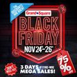 Grand Square reaffirms commitment to customers with Black Friday Mega Sales