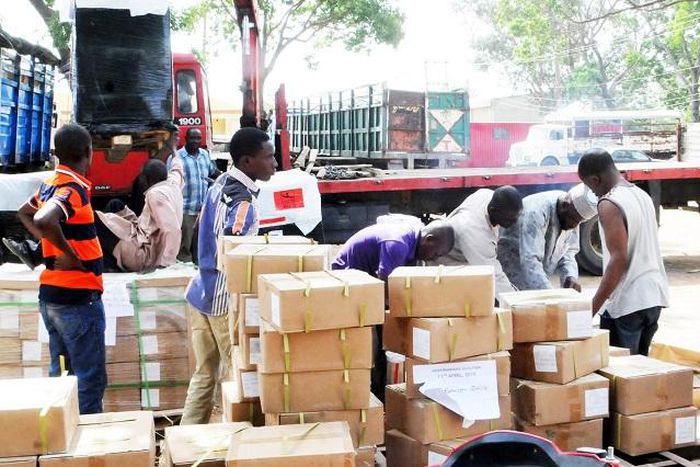 INEC starts distribution of sensitive materials ahead of Saturday elections. (Tribune)
