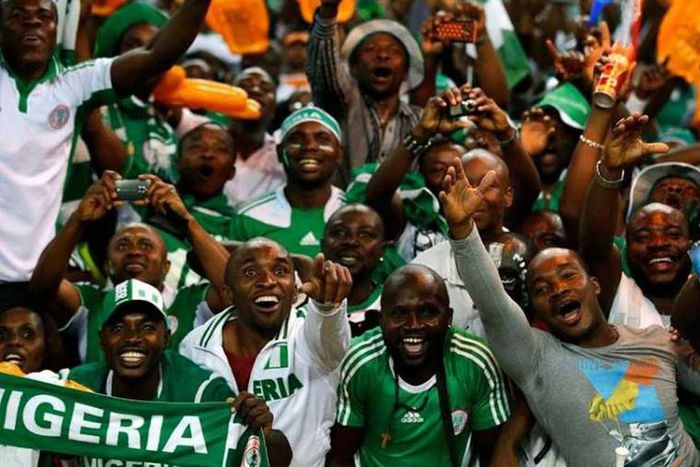 Fans of the Super Eagles at the last World Cup