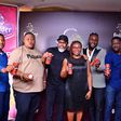 Brand Manager, Gulder, Nigerian Breweries Plc, Chima Dim; Gulder Brand Ambassador, Pascal Chibuike Okechukwu (Cubana Chief Priest); Gulder Brand Ambassador, Larry Ndianefo (Larry Gaaga); Portfolio Manager, Flavoured, Non-Lager & Craft, Nigerian Breweri...