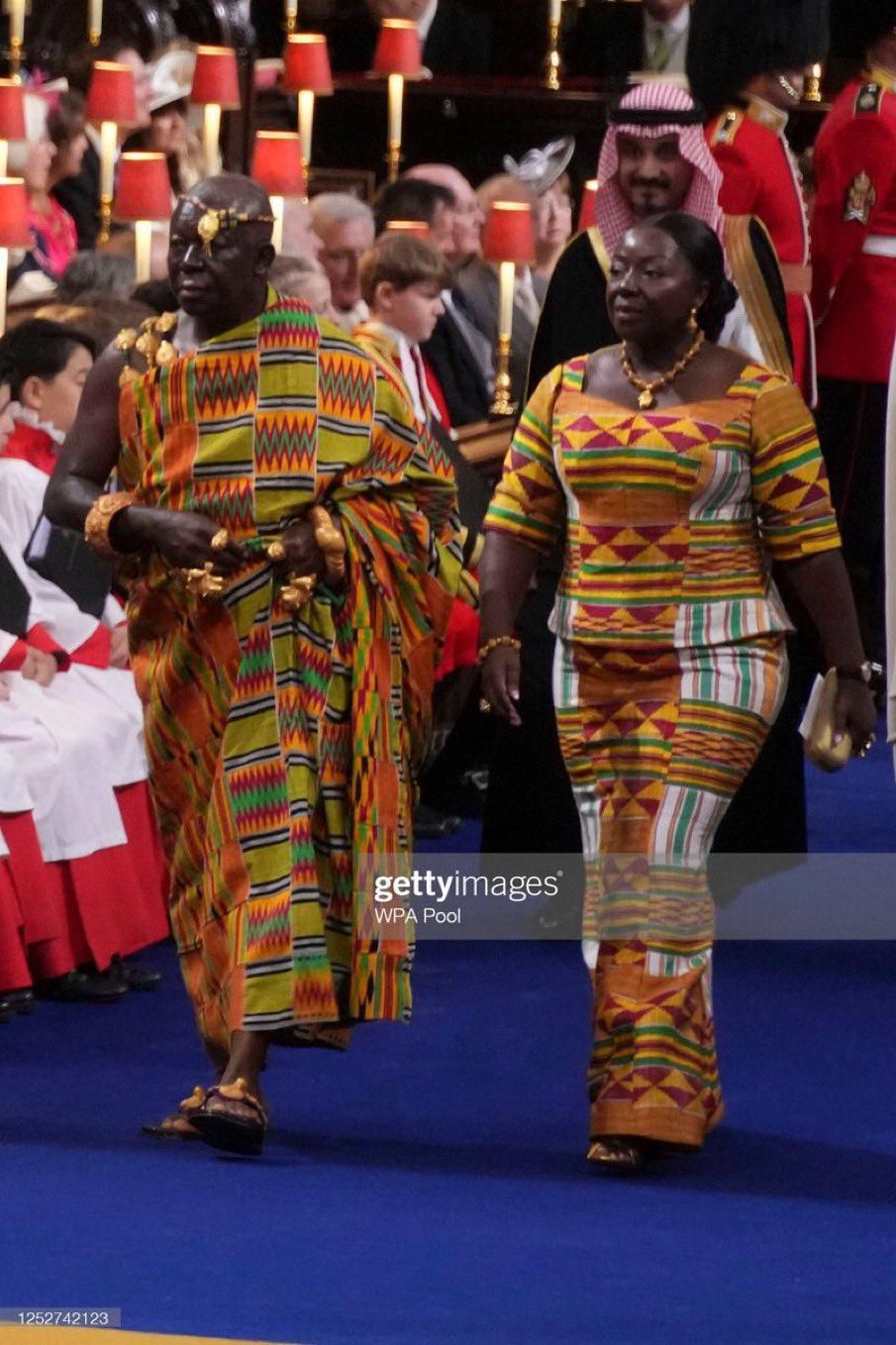 The Asantehene and Lady tutu of Accra [Gettyimages]