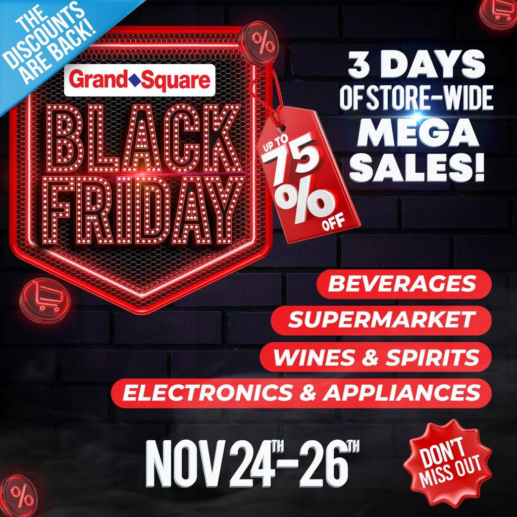 Grand Square reaffirms commitment to customers with Black Friday Mega Sales