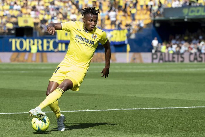 Samuel Chukwueze's goal against Lech Poznan has been nominated for UECL goal of the group stage