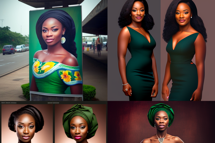 AI representation of how an Ideal Miss Nigeria looks like