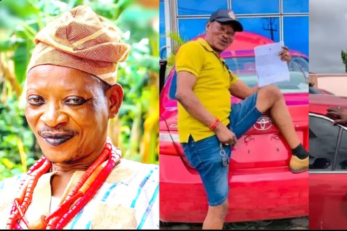 Lalude is the proud owner of a brand-new car [Twitter]