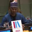 President of the UN General Assembly, Amb. Tijani Muhammad-Bande, delivering his opening remarks at the event. (NAN)
