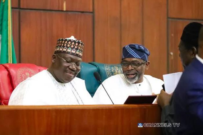 Ahmed Lawan, Femi Gbajabiamila, leaders of 9th National Assembly [Twitter]