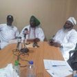Chief Kamorudeen  Okikiola, the Aare Agbekoya Worldwide (3rd Left) and other leaders of the society at a news conference on Wednesday in Lagos.  [NAN]