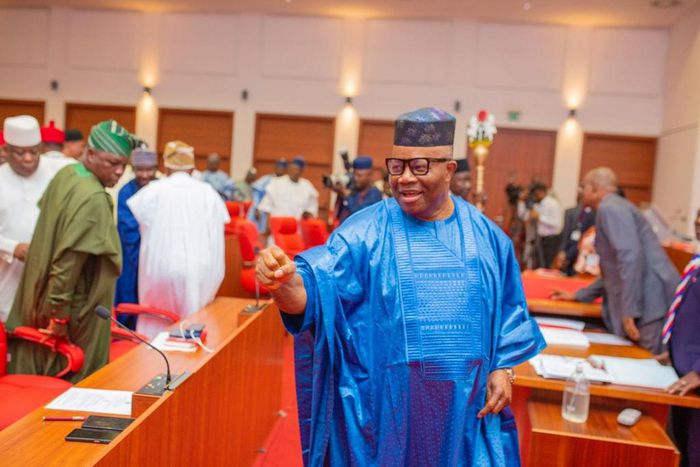 President of the Senate, Godswill Akpabio.