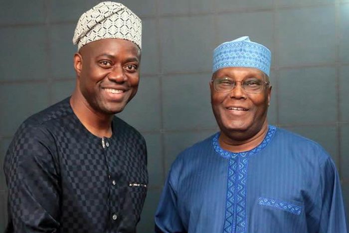 Seyi Makinde and Atiku Abubakar [Punch]