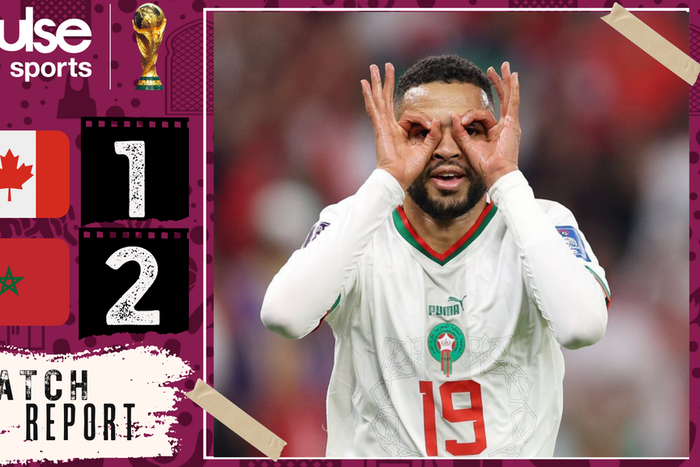 Moroccan players scored all three goals in their 2-1 win over Canada