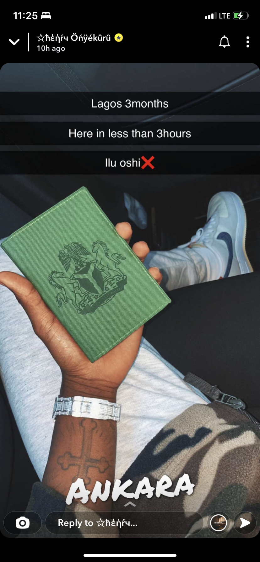 Henry Onyekuru on Snapchat