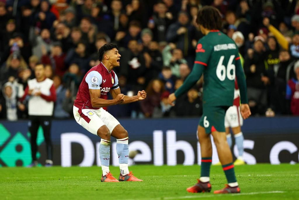 Ollie Watkins scored for Aston Villa vs Liverpool