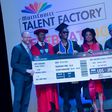 Caption From left: Consular General US Consulate, Lagos, Mr Will Stevens; Dean, School of Media and Communications, Pan-Atlantic University Dr. Ikechukwu Obiaya; best graduating student MultiChoiceTalentFactory class of 2023, Samuel Ogundeyi; Academy D...