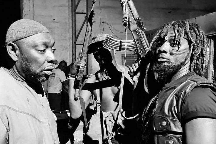 BTS of 'Almajiri' movie executive produced by AY Makun [@aycommedian]