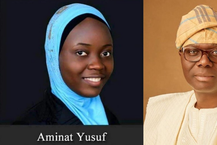 Aminat Yusuf has become the first undergraduate in 40 years to achieve a perfect Cumulative Grade Point Average (CGPA) of 5.0 [Twitter/Sanwo-Olu]