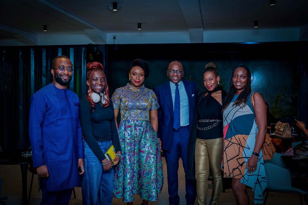 VFD Group hosts Chimamanda Adichie to an exclusive dinner after successful book launch 'Mama’s Sleeping Scarf' at HEREL Play