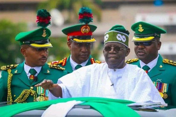 President Bola Ahmed Tinubu was sworn in on Monday, May 29, 2023. [Presidency]