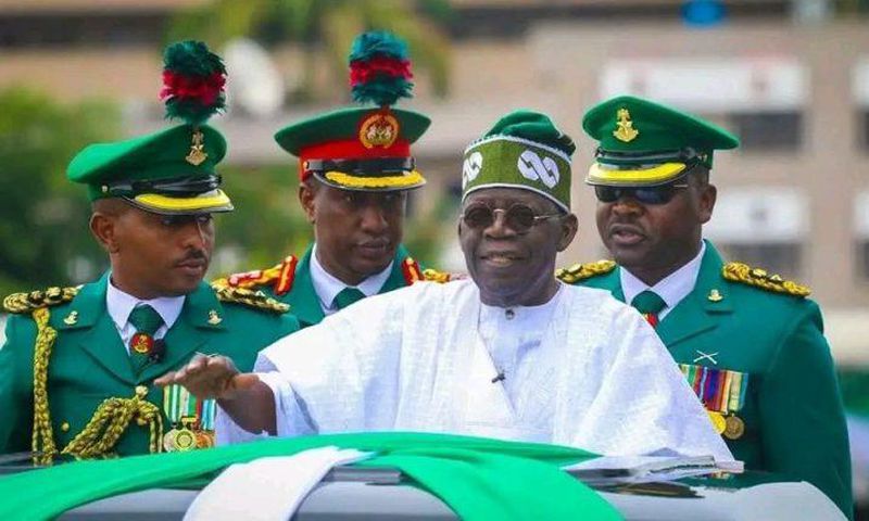 President Bola Ahmed Tinubu was sworn in on Monday, May 29, 2023. [Presidency]