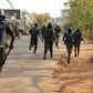 Nigerian Police officers on the run (Illustraton - NewDawnNigeria)