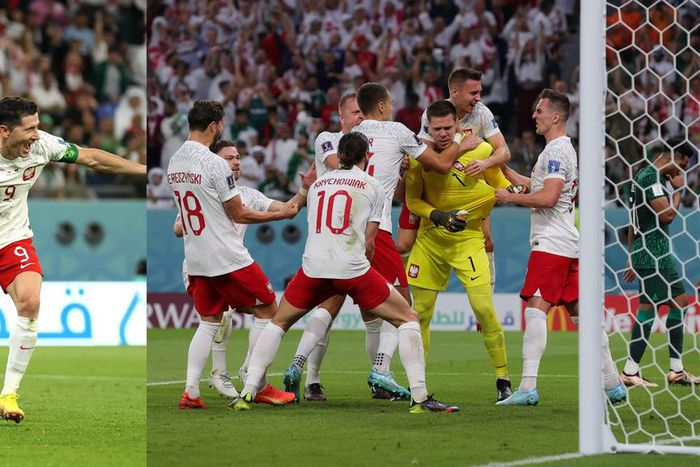 Lewandowski equals Pele's record, Szczęsny saves penalty as Poland beat Saudi Arabia