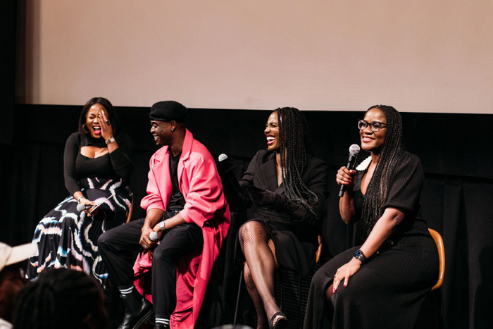'Riches' creator Abby Ajayi is on the far right [AmazonPrime]