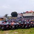 Some of the impounded motorcycles in the custody of FCT Directorate of Road Traffic Services. [NAN]