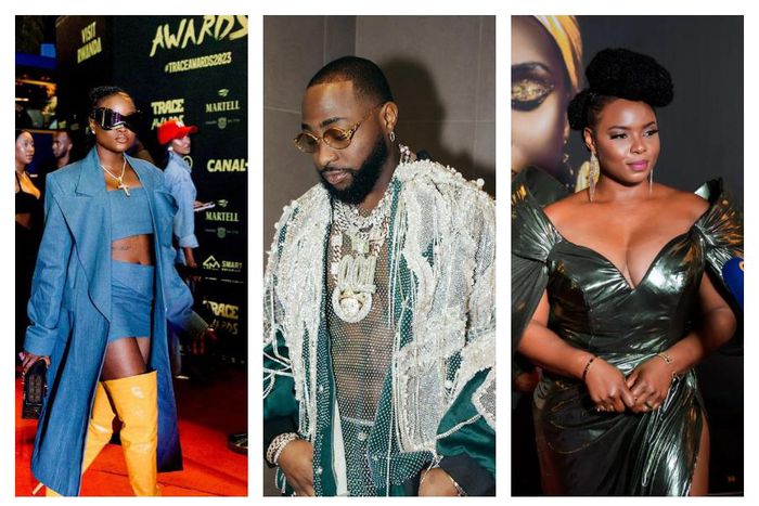 Nigerian celebs at the Trace Awards