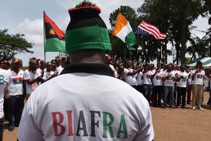 IPOB supporters [AFP]