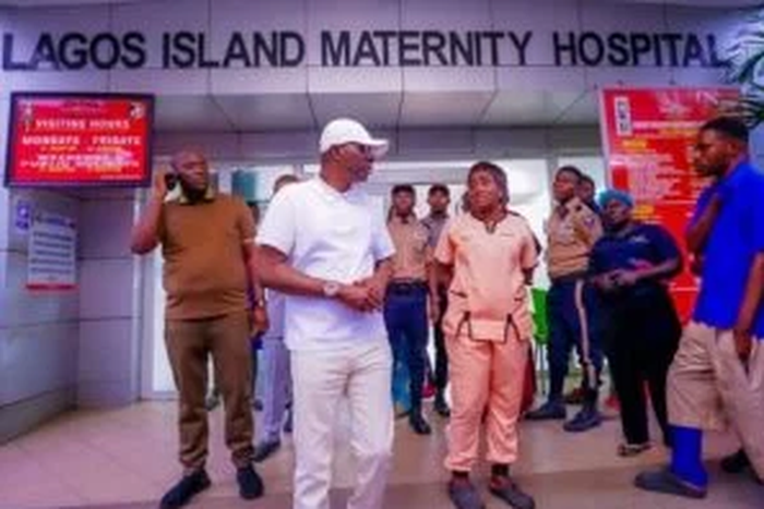Sanwo Olu visits General Hospital
