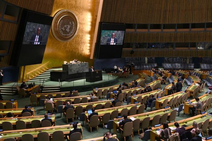 The UN General Assembly in New York