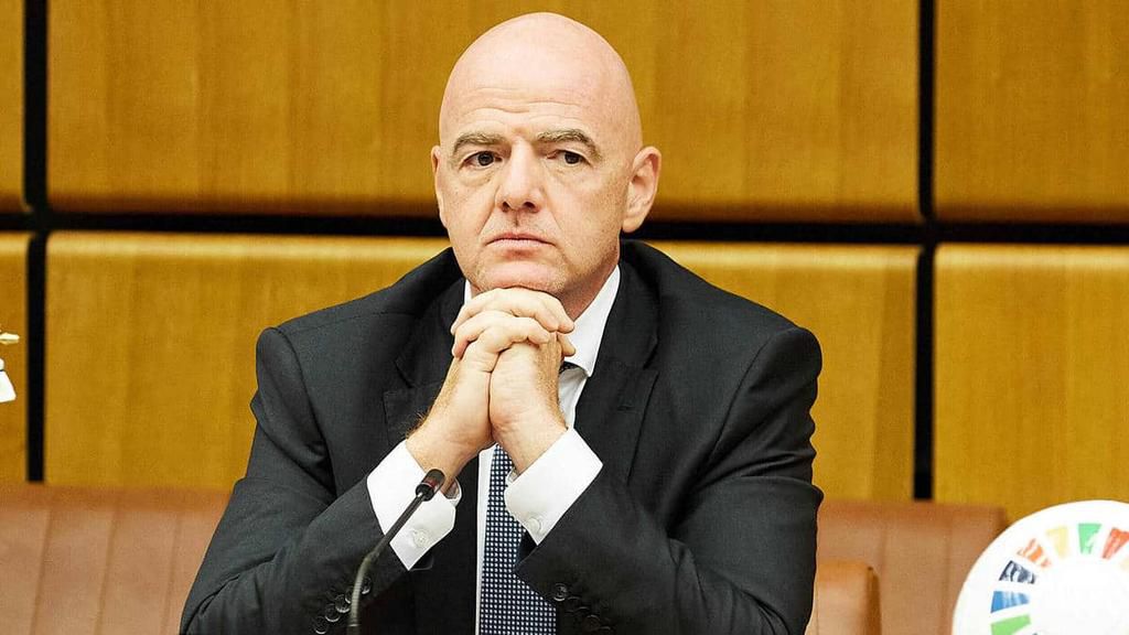 Current FIFA president Gianni Infantino