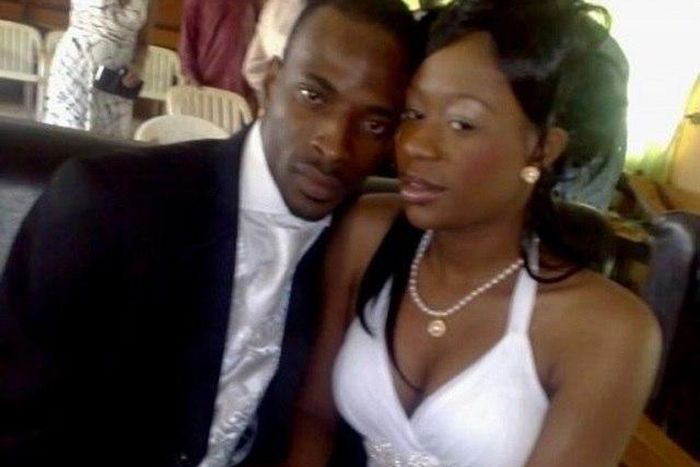 9ice and Toni Payne at their wedding.
