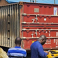 Container falls off truck in Lagos, crushes 9 passengers to death.