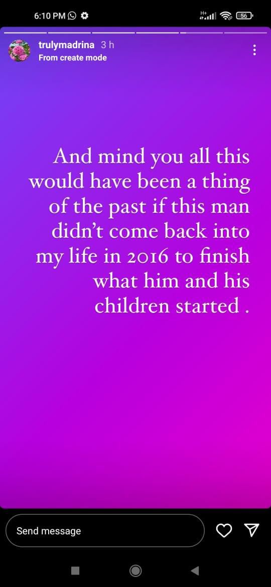 Her next post [Instagram/TrulyMadrina]