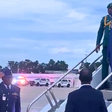 President Bola Tinubu arriving at the John F. Kennedy Airport in New York to attend the 78th United Nations General Assembly, on Monday, September 18, 2023 [Channels TV]