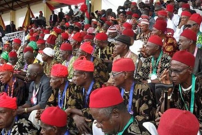 Ohanaeze-Ndigbo commiserates with president Muhammadu Buhari over Abba Kyari's death (Vanguard)