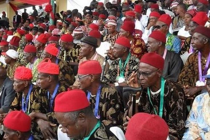 Ohanaeze-Ndigbo commiserates with president Muhammadu Buhari over Abba Kyari's death (Vanguard)