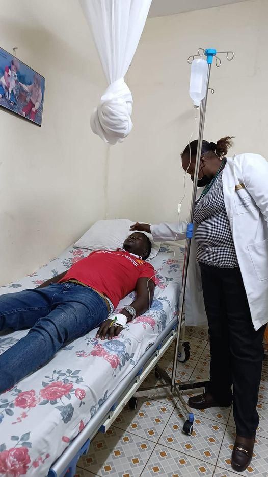 Thomas Kapekno in hospital