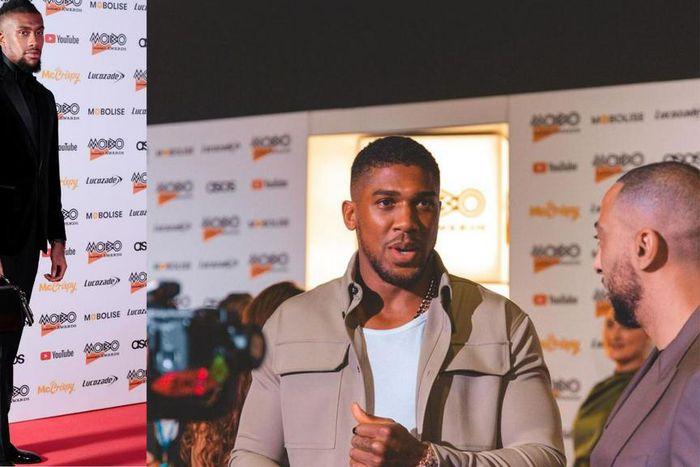 Alex Iwobi and Anthony Joshua show off style at the 2022 MOBO Awards