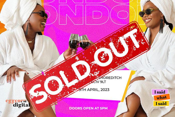 ISWIS, first African Podcast London live show ticket sold out in less than 3 hrs.