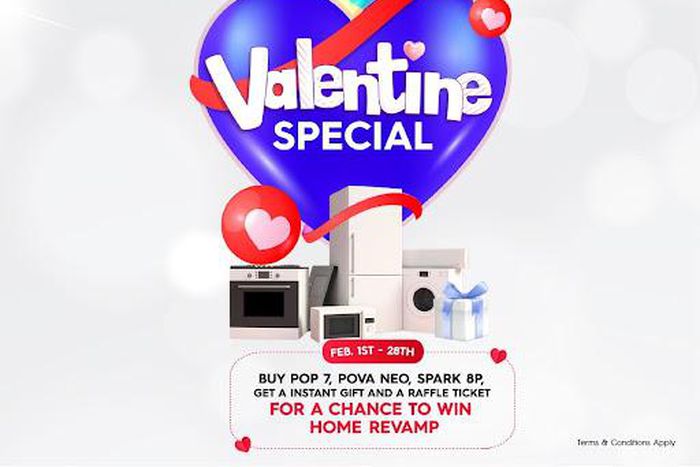 Here's how to win a home revamp with TECNO this Valentine