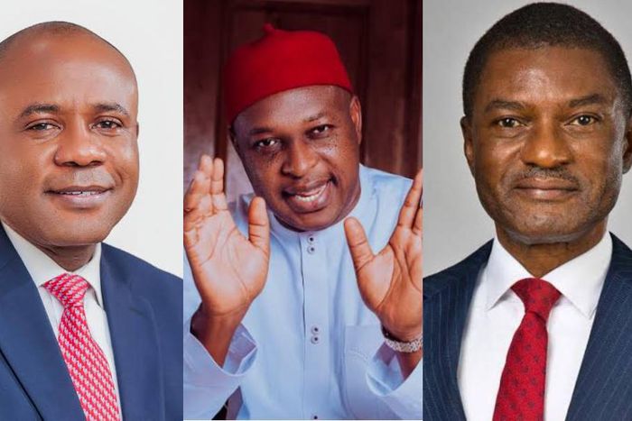 Peter Mbah, Chijioke Edeoga and Frank Nweke Jr. [nigeriannewsleader]