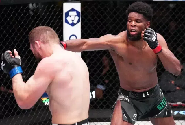 Kennedy Nzechukwu defeated Moldovan Ion Cuțelaba in a UFC Light heavyweight bout