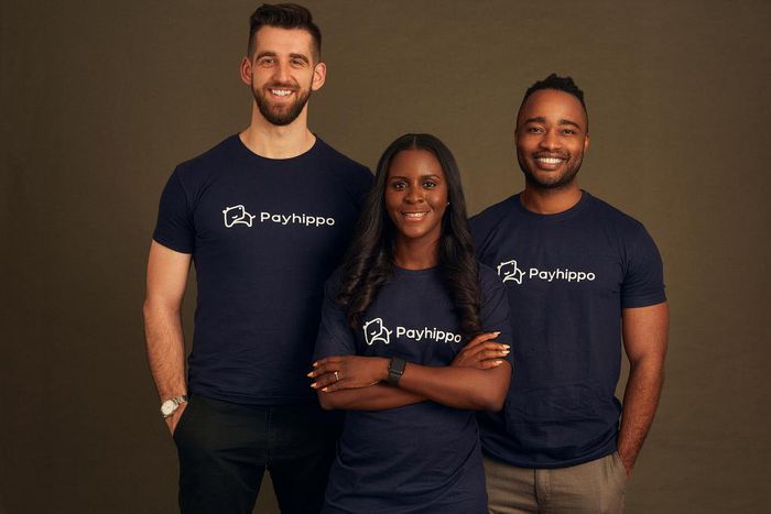 Payhippo co-founders: L-R: Zach Bijesse (CEO), Chioma Okotcha (COO), and Uche Nnadi (CTO).