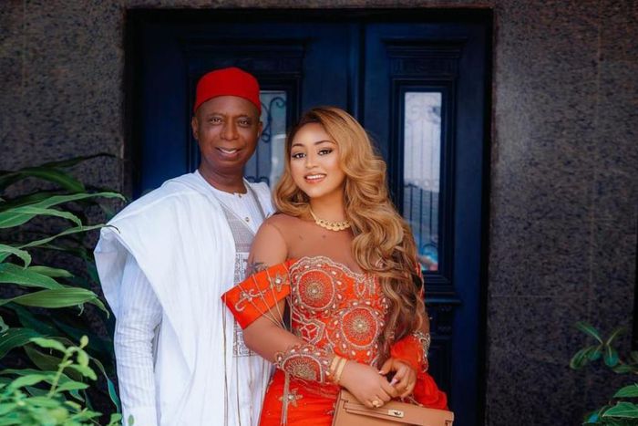 For the sake of her children, Regina Daniels would save her husband over her father [Instagram/Regina Daniels]