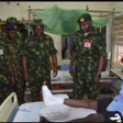 The Chief of Defence Staff, Gen. Christopher Musa visits wounded soldiers at the 44 Nigerian Army Reference Hospital Kaduna, on Wednesday. Aug 16, 2023. [NAN]