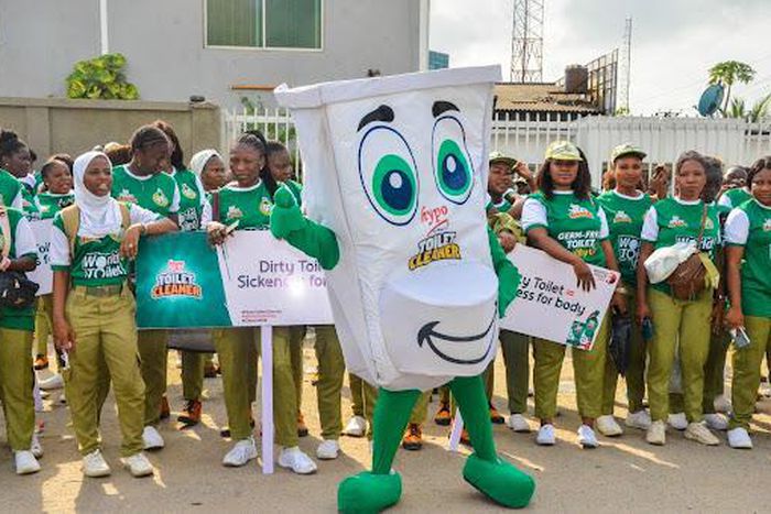 Hypo Toilet Cleaner, Ministry, NYSC gathered to disseminate hygiene message on World Toilet Day