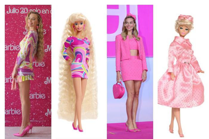 5 times Margot Robbie recreated the barbie doll [Instagram/gettyimages]