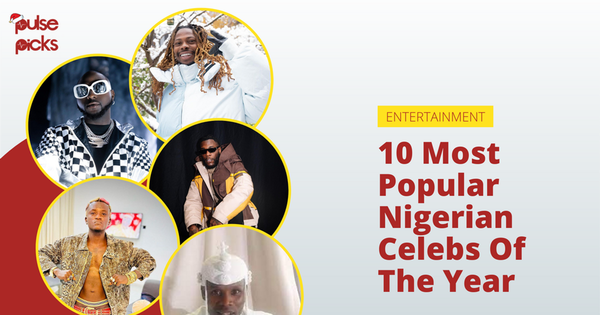 10 most popular Nigerian celebrities of the year [Pulse Picks 2022 ...